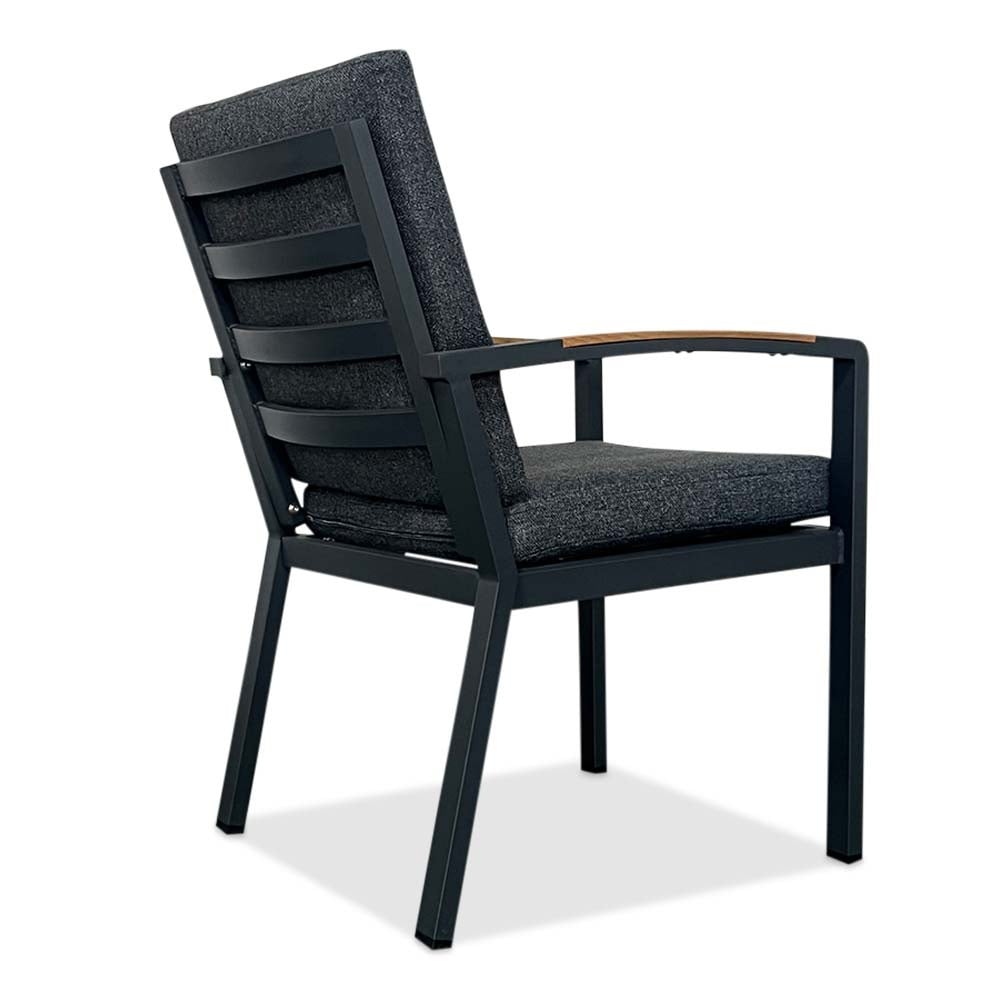 Seattle dining tuinstoel | aluminium | antraciet