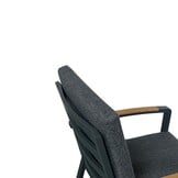 Seattle dining tuinstoel | aluminium | antraciet