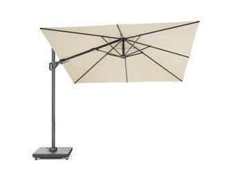 Challenger T² zweefparasol - premium doek | 300x300cm  | Champagne