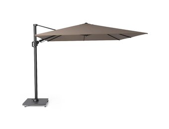 Challenger T² zweefparasol - premium doek | 300x300cm  | Havanna