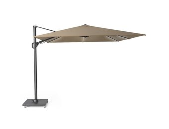 Challenger T² Glow zweefparasol | 300x300cm  | taupe