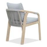 Alora dining tuinstoel | hardhout + touw | Light Grey