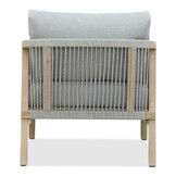 Alora stoel-bank loungeset 5 personen | hardhout + touw | Light Grey | 4-delig