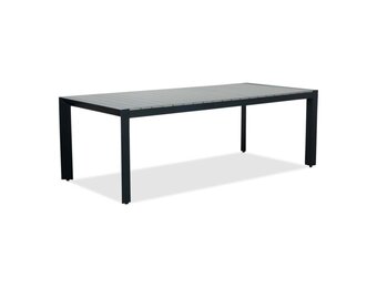 Cortona dining tuintafel 6 personen | polywood + aluminium | Grey | 220cm