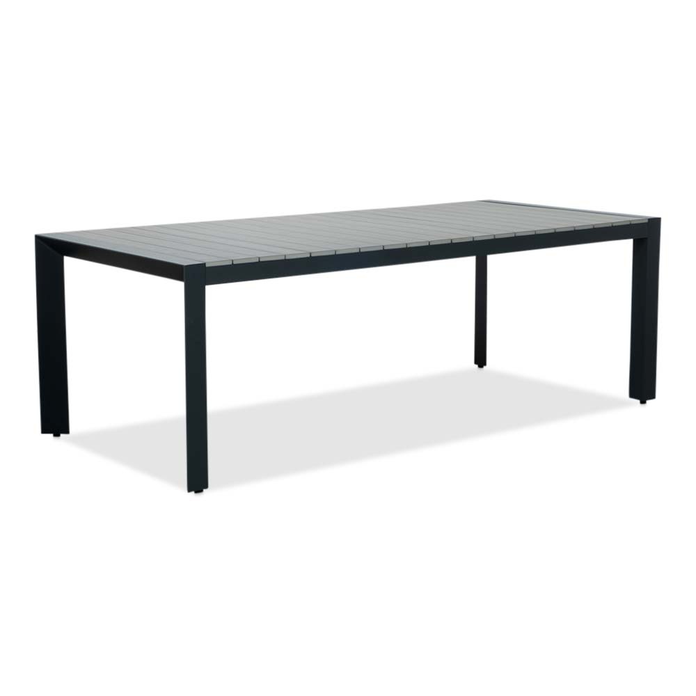 Cortona dining tuintafel 6 personen | polywood + aluminium | Grey | 220cm