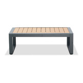Vancouver hoek loungeset 5 personen | aluminium + polywood | antraciet | 5-delig - 270x210cm