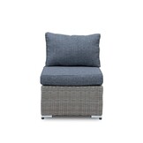 Asker hoek loungeset met stoel 6 personen | wicker | Ash Grey | 5-delig - 240x240cm