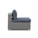 Asker hoek loungeset met stoel 6 personen | wicker | Ash Grey | 5-delig - 240x240cm