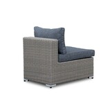 Asker hoek loungeset met stoel 6 personen | wicker | Ash Grey | 5-delig - 240x240cm