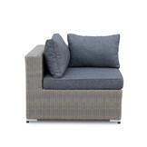 Asker hoek loungeset met stoel 6 personen | wicker | Ash Grey | 5-delig - 240x240cm