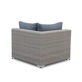 Asker hoek loungeset met stoel 6 personen | wicker | Ash Grey | 5-delig - 240x240cm