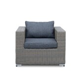 Asker hoek loungeset met stoel 6 personen | wicker | Ash Grey | 5-delig - 240x240cm