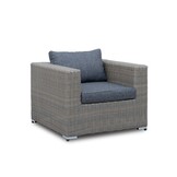 Asker hoek loungeset met stoel 6 personen | wicker | Ash Grey | 5-delig - 240x240cm