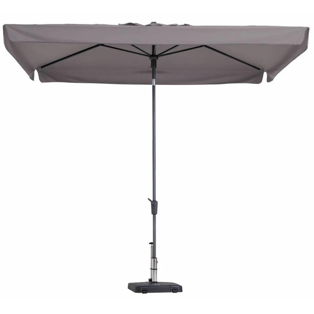 Delos luxe parasol 300x200cm | taupe afbeelding