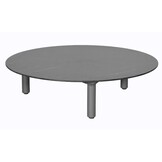 Orly stoel-bank loungeset 4 personen | aluminium | antraciet | 5-delig