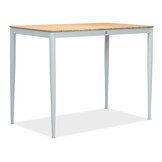 Sandro bartafel 4 personen | teakhout + aluminium | wit | 140cm