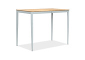 Sandro bartafel 4 personen | teakhout + aluminium | wit | 140cm