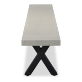 Lyon dining tuinbank | betonlook | 250cm