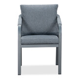 Calgary dining tuinstoel set van 6 | touw + aluminium | antraciet