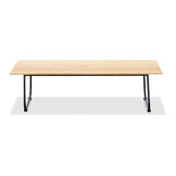 Portofino stoel-bank loungeset 5 personen | aluminium + teakhout | zand | 4-delig
