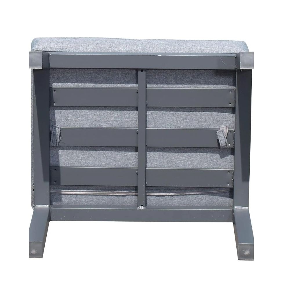 Melson stoel-bank loungeset - verstelbaar 5 personen | aluminium | antraciet | 5-delig