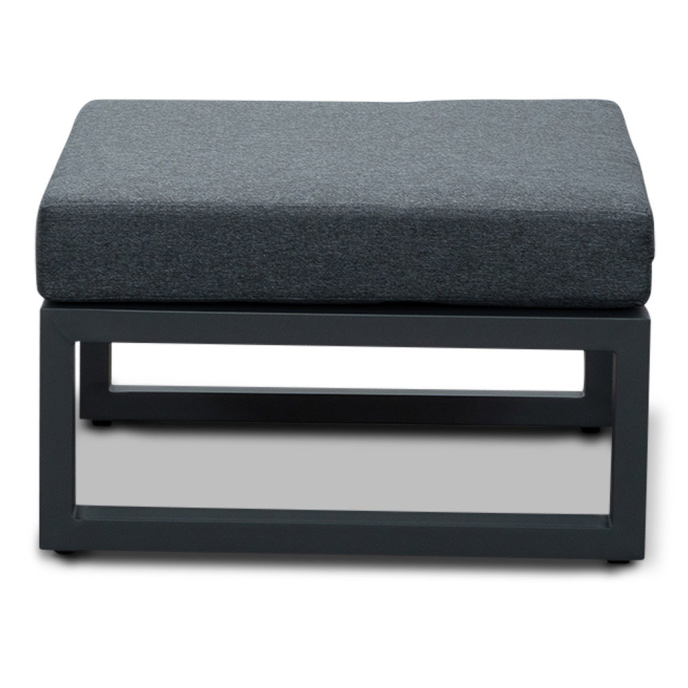 Cordoba hoek loungeset met stoel 6 personen | aluminium | antraciet | 5-delig - 228x228cm