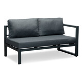 Cordoba hoek loungeset met stoel 6 personen | aluminium | antraciet | 5-delig - 228x228cm