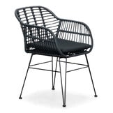 Cleve/Napels dining tuinset | 8 personen | teakhout + wicker | 280cm ovaal