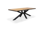 Durban dining tuintafel 6 personen | polywood + aluminium | Natural Wood | 218cm