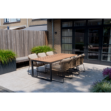 Kampa Natural/Tulum Sahara Dust dining tuinset | 6 personen | polywood + touw | 210cm