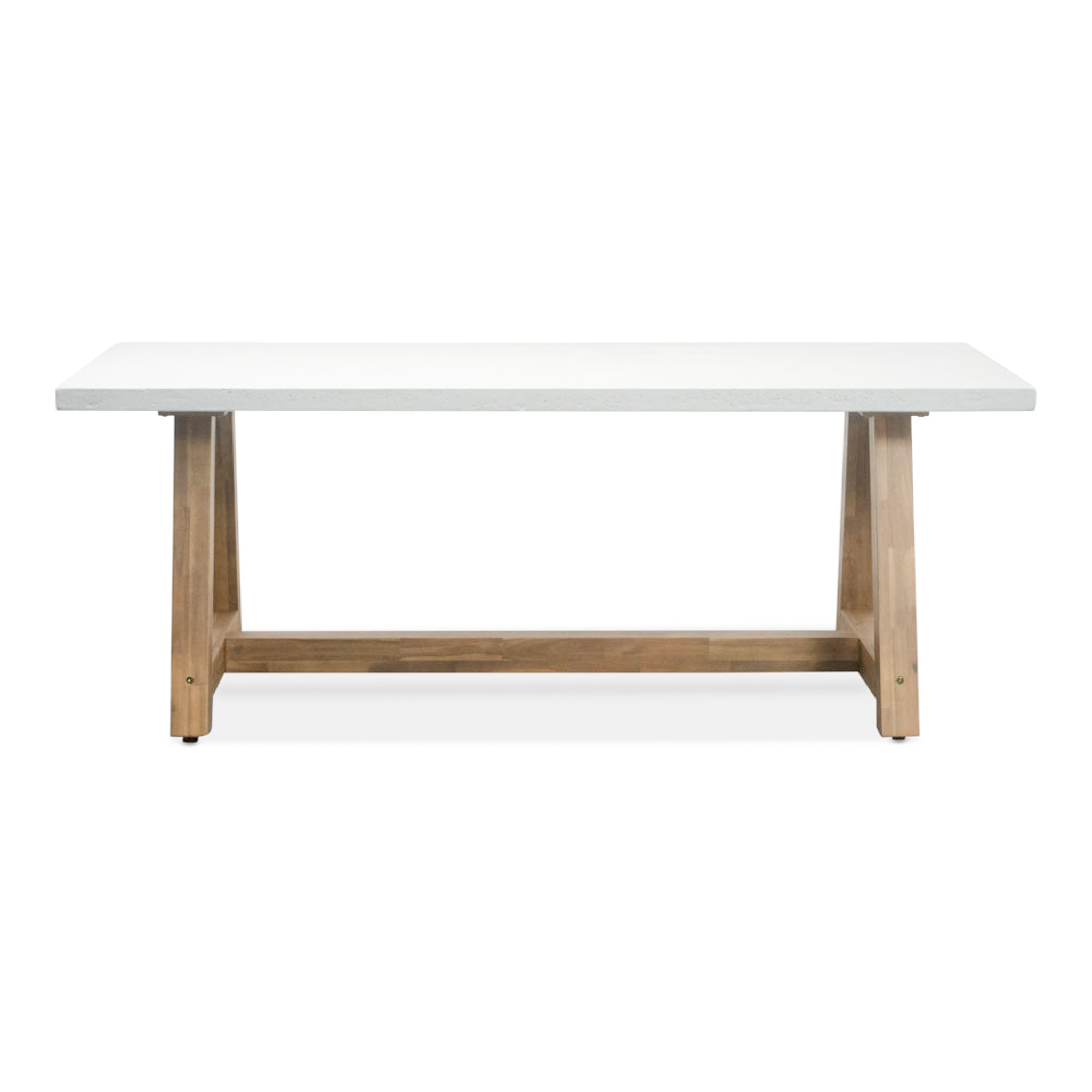 Monaco/Carlos Charcoal dining tuinset | 4 personen | wit marmer | 200cm