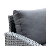 Stockholm loungestoel tuin | wicker | zwart