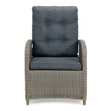 Durban/Bilbao dining tuinset | 6 personen | polywood + wicker | 218cm