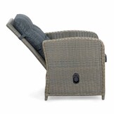 Durban/Bilbao dining tuinset | 6 personen | polywood + wicker | 218cm