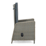 Durban/Rennes dining tuinset | 6 personen | polywood + wicker | 218cm