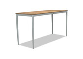 Sandro bartafel 6 personen | teakhout + aluminium | wit | 210cm