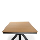 Durban/Lola dining tuinset | 6 personen | polywood + wicker | 218cm