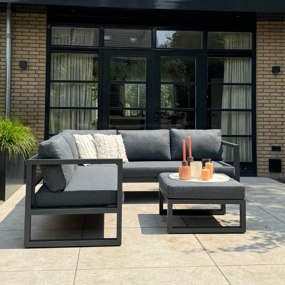 Sierkussen met lapwerk 45x45cm