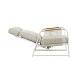 Como lounge balkonset 2 personen | aluminium + polywood | beige | 5-delig