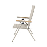 Norali dining tuinstoel verstelbaar | textileen + aluminium | beige