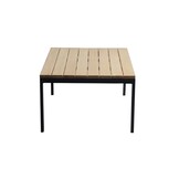 Sydney stoel-bank loungeset 5 personen | aluminium + eucalyptus | antraciet | 3-delig