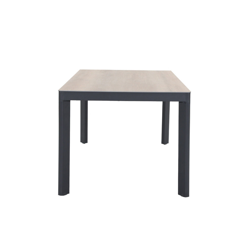 Royan/Savanna dining tuinset | 4 personen | aluminium + touw | 160cm
