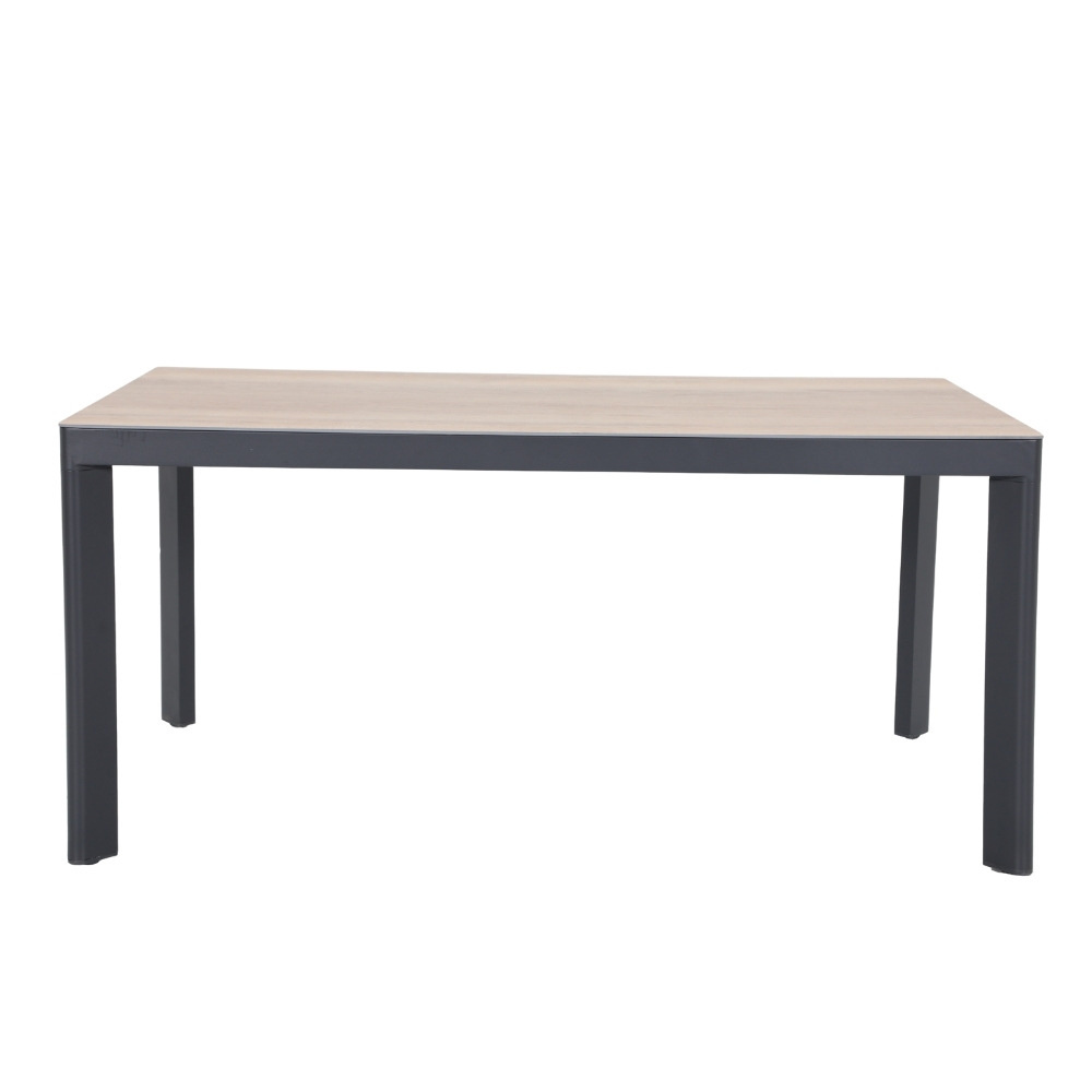 Royan/Savanna dining tuinset | 4 personen | aluminium + touw | 160cm