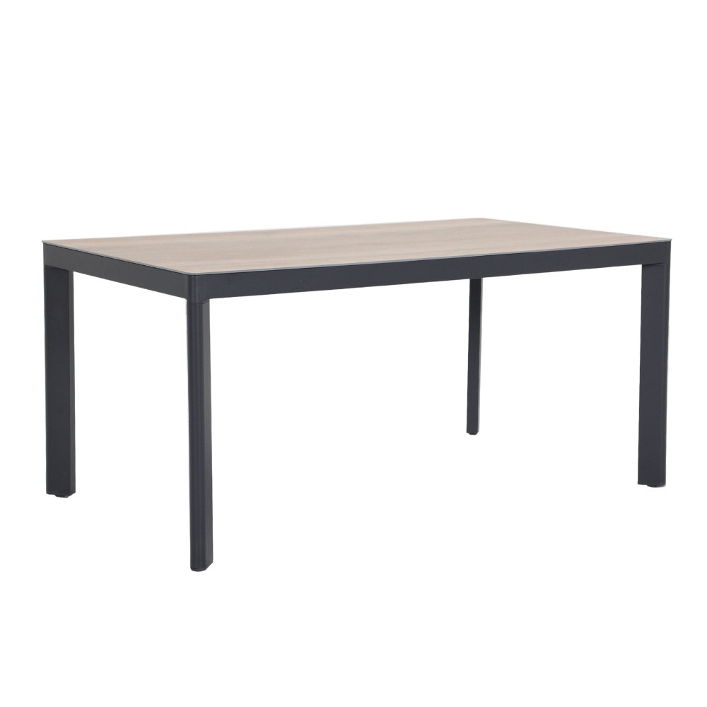 Royan/Savanna dining tuinset | 4 personen | aluminium + touw | 160cm