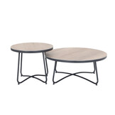 Savanna stoel-bank loungeset 5 personen | aluminium + touw | antraciet | 5-delig