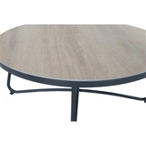 Savanna stoel-bank loungeset 5 personen | aluminium + touw | antraciet | 5-delig