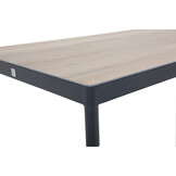 Royan/Anna dining tuinset | 6 personen | aluminium + wicker | 220cm