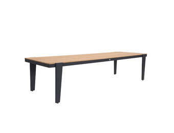 Vigo dining tuintafel 8 personen | teakhout + aluminium | Natural Teak | 320cm