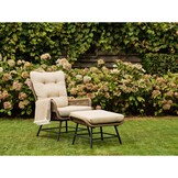 Dex loungestoel tuin | touw + aluminium | Sahara Dust