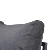 Melbourne chaise longue balkon loungeset 4 personen | aluminium + polywood | antraciet | 3-delig - 250x175cm